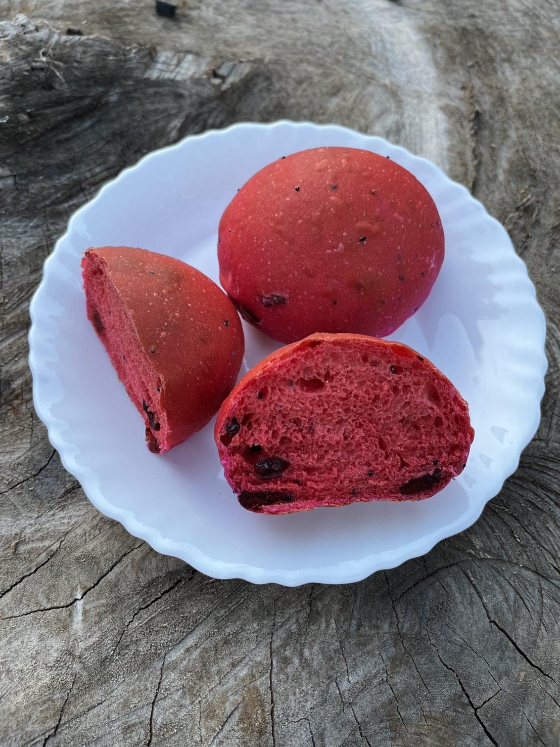 火龍果蔓越莓餐包(5入)