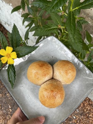 裸麥地瓜乳酪球